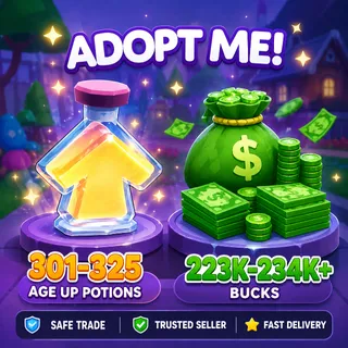  Bucks And Age UP potions-Adopt me