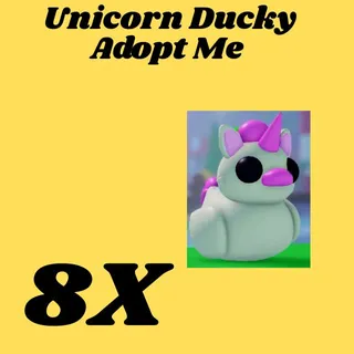unicorn ducky  8x- Adopt me