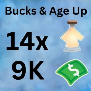 Age Up Potions And Bucks - Adopt Me