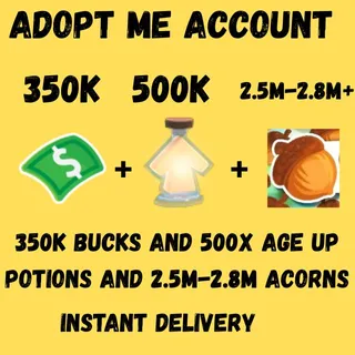 Acorns And Bucks And Age UP potions-Adopt me