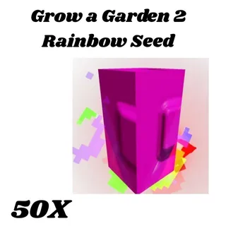 Grow a Garden 2 rainbow seed 50x