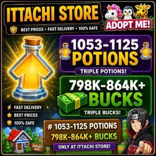 BUCKS AND AGE UP POTIONS-ADOPT ME