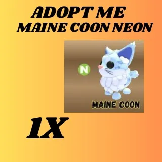 maine coon 1X NEON- Adopt Me