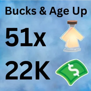 Age Up Potions And Bucks - Adopt Me