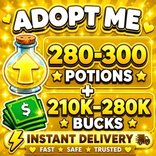 BUCKS AND AGE UP POTIONS-ADOPT ME