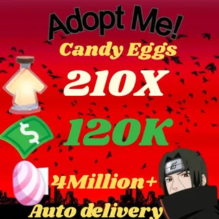 BUCKS AND AGE UP POTIONS and candy eggs  -ADOPT ME