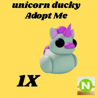 unicorn ducky ducky neon 1x- Adopt me