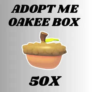 OAKEE BOX 50X -ADOPT ME 