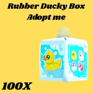 rubber ducky box 100x- Adopt me