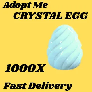 crystal  Egg  1000x- Adopt me