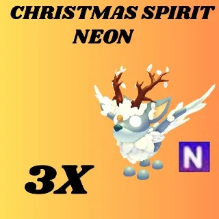 CHRISTMAS SPIRIT NEON 3X - Adopt Me