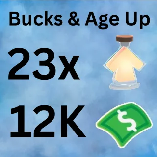 Age Up Potions And Bucks - Adopt Me