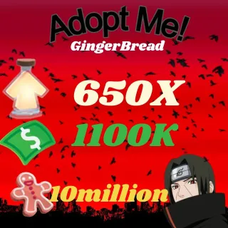 GingerBread Age Up Potions And Bucks - Adopt Me
