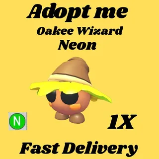 Oakee wizard 1x neon - Adopt me