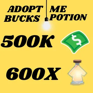 BUCKS AND AGE UP POTIONS  -ADOPT ME