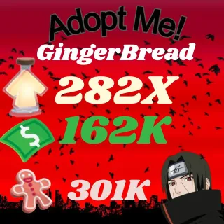 BUCKS AND AGE UP POTIONS GingerBread -ADOPT ME