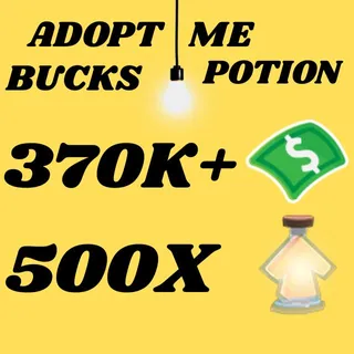 BUCKS AND AGE UP POTIONS  -ADOPT ME