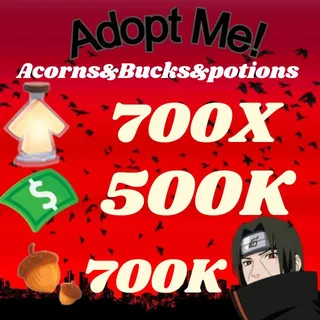 Acorns And Bucks And Age UP potions-Adopt me
