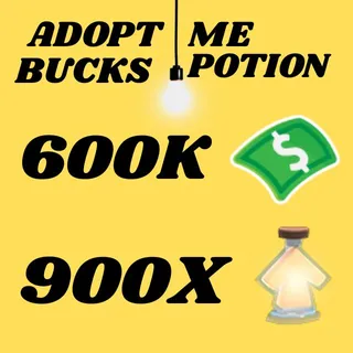 BUCKS AND AGE UP POTIONS  -ADOPT ME