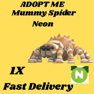 mummy spider 1x neon-adopt me