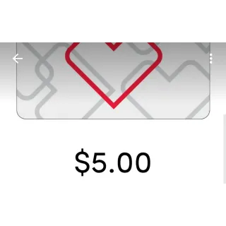 5.00 cvc egift card
