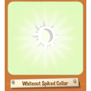 Animal Jam Play Wild - Whiteout Spiked Collar 