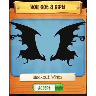 Animal Jam Play Wild - Blackout Wings 