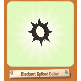 Animal Jam Play Wild - Blackout Spiked Collar