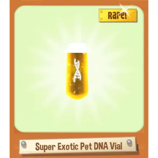 Animal Jam Play Wild - Super Exotic Pet DNA Vial