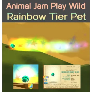 Animal Jam Play Wild - Rainbow Tier Pet