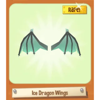 Animal Jam Play Wild - Ice Dragon Wings (Original)