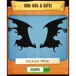 Animal Jam Play Wild - Blackout Wings 