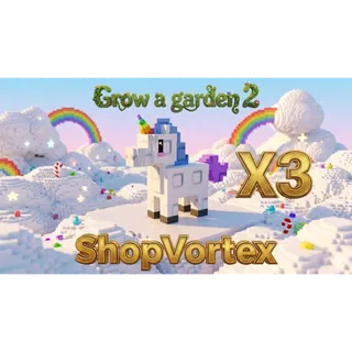 🌟 3X MYTHICAL UNICORN 0.71% RARITY | GAG 2 | SHOPVORTEX ONLY!!