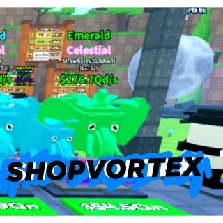 🌟 276.7QD/S LOS STRAWBERRY ELEPHANT EMERALD CELESTIAL ||  SURVIVE LAVA FOR BRAINROTS SLFB🌟