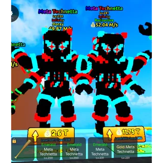  2X META TECHNETTA INFINITY ESCAPE TSUNAMI FOR BRAINROTS ETFB CHEAPEST 