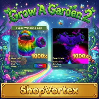 1000 & 1000 PCS BUNDLE SUPER WATERING CAN && SUPER SPRINKLER | GAG2 | SHOPVORTEX 