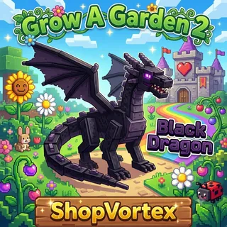 🌟 BLACK  DRAGON | GAG 2 | SHOPVORTEX ONLY!! 🌟 
