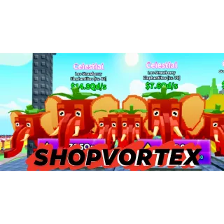 🌟 LOS STRAWBERRY ELEPHANTITOS CELESTIAL ||  SURVIVE LAVA FOR BRAINROTS SLFB🌟
