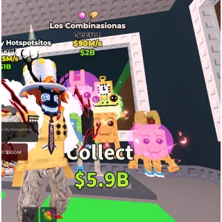 Steal a brainrot | Los Combinasionas | 90 ms | SAB