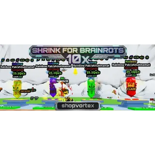 10x 25Qa/s Rainbow Pakrahmatamat || SHOPVORTEX || CHEAPEST 