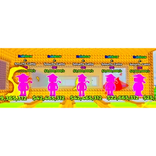 x12 Rainbow Smurfo Gatto -- BREAK A LUCKY BLOCK --