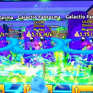 50x GALACTIO FANTASMA MONEY DIVINE LVL 200 MAXED