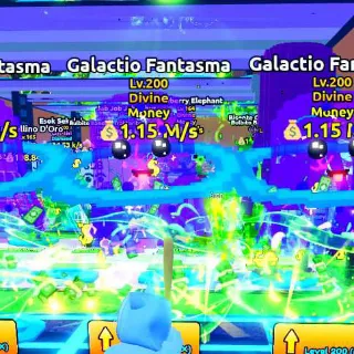 20x GALACTIO FANTASMA MONEY DIVINE LVL 200 MAXED
