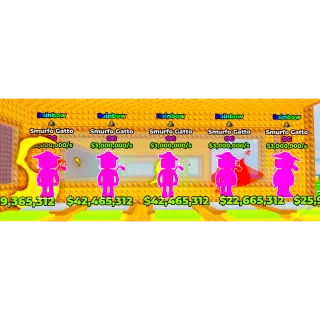 x12 Rainbow Smurfo Gatto -- BREAK A LUCKY BLOCK --