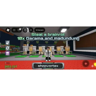10x Garama and Madundung || STEAL A BRAINROT || SHOPVORTEX || SAB