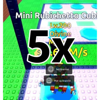 5x Rubichetto Cubini  ETFB ESCAPE TSUNAMI FOR BRAINROTS 