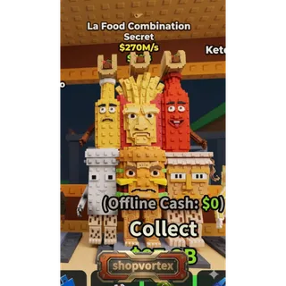 LA FOOD COMBINASION || STEAL A BRAINROT || SHOPVORTEX || SAB