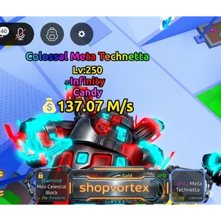 COLOSSAL RANDOM MUT META TECHNETTA INFINITY ESCAPE TSUNAMI FOR BRAINROTS ETFB CHEAPEST 