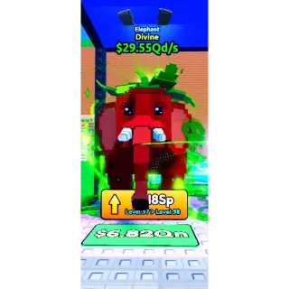 Elephant Divine Escape Tsunami For Brainrots