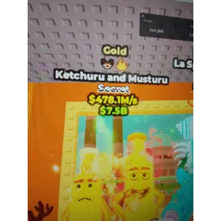 Gold Ketchuru and Musturu 478.1m/s